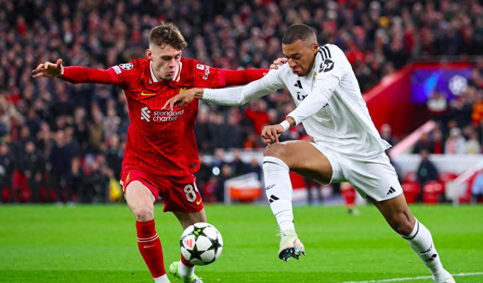 关于利物浦和皇马上演激烈的欧洲冠军争夺战的信息